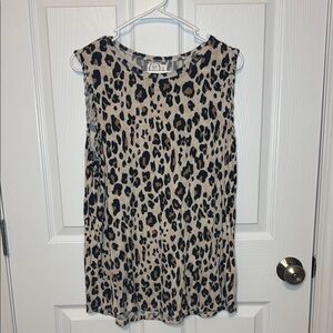 Maurices Leopard Print Sleeveless Top